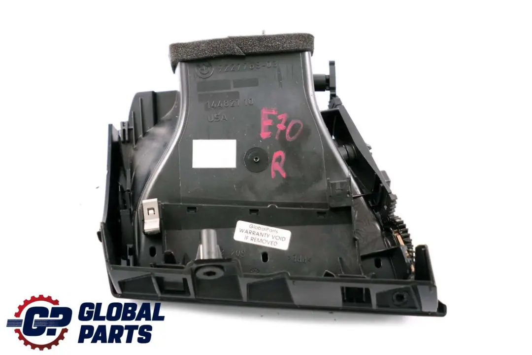 BMW X5 X6 E70 E71 Rejilla de aire fresco derecho Ventilación del tablero - SKU 7161804 - Número de pieza 7161804