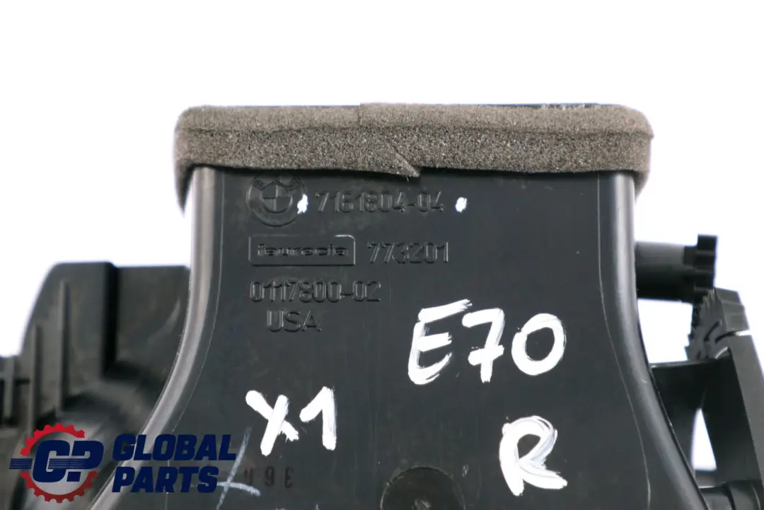 BMW X5 E70 X6 E71 Kratka Nawiewu Wlot Powietrza Prawy Przód - SKU 7161804 - Numer Części 7161804
