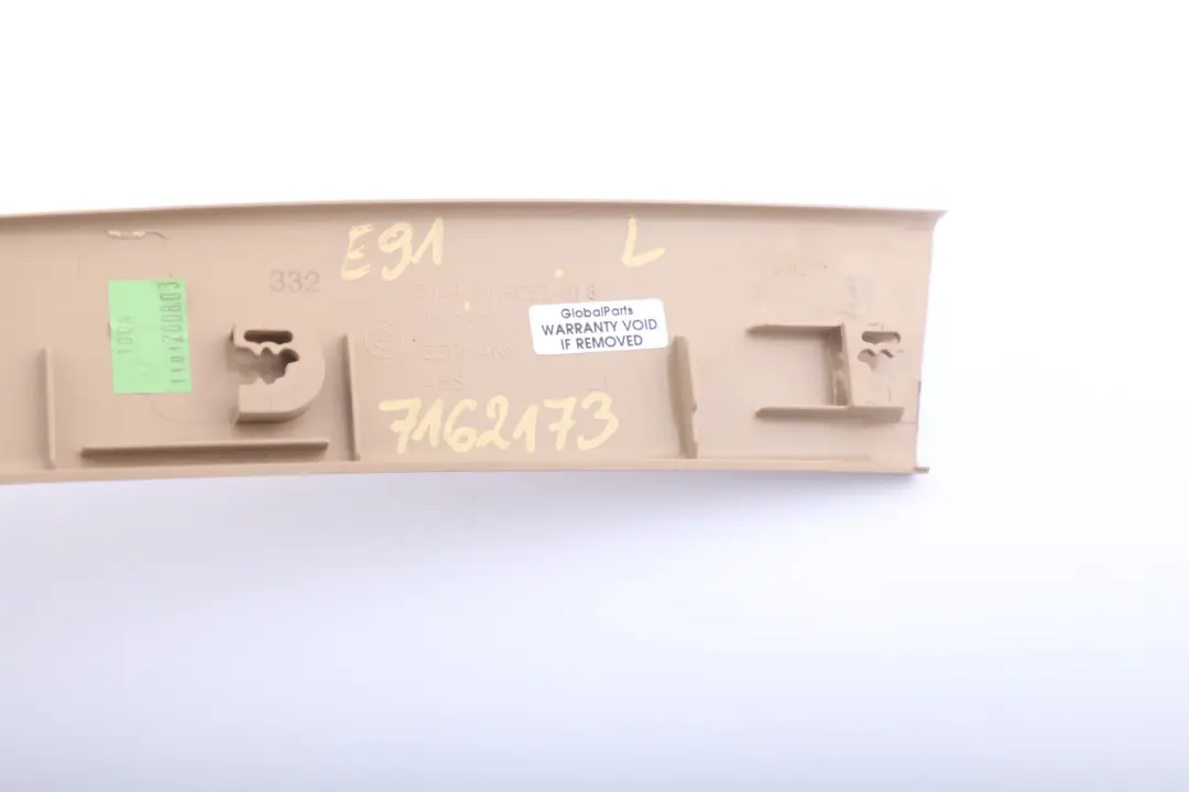 Coperchio Bagagliaio Pannello Copertura Beige Sinistro 7119053 per BMW E91 con numero di parte 7162173 BMW E91 Coperchio Bagagliaio Pannello Copertura Beige Sinistro 7119053 - SKU 7162173 - Numero di parte 7162173
