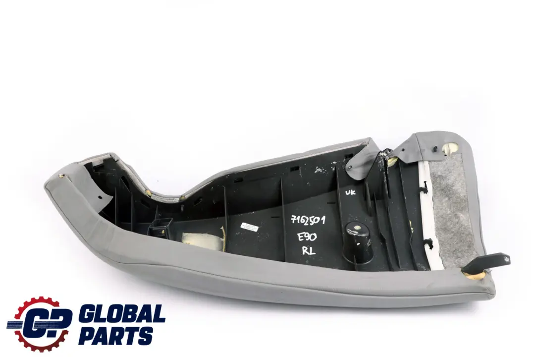 Left N/S Side Finisher Leather Dakota Grey to BMW 3 Series E90 Saloon Rear Seat with Part number 7162501 BMW 3 Series E90 Saloon Rear Seat Left N/S Side Finisher Leather Dakota Grey - SKU 7162501 - Part number 7162501