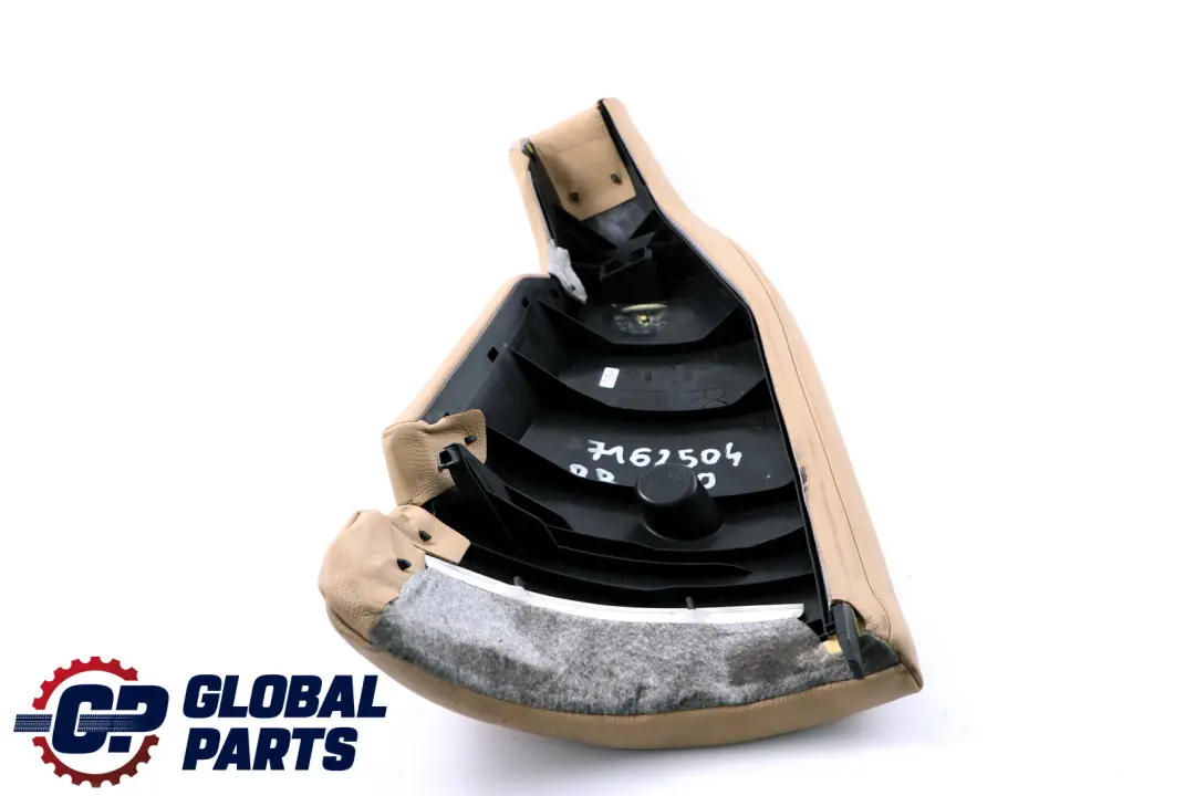 Lateral Trim Side Cover Rear Right O/S Beige Leather to BMW 3 Series E90 with Part number 7162504 BMW 3 Series E90 Lateral Trim Side Cover Rear Right O/S Beige Leather - SKU 7162504 - Part number 7162504