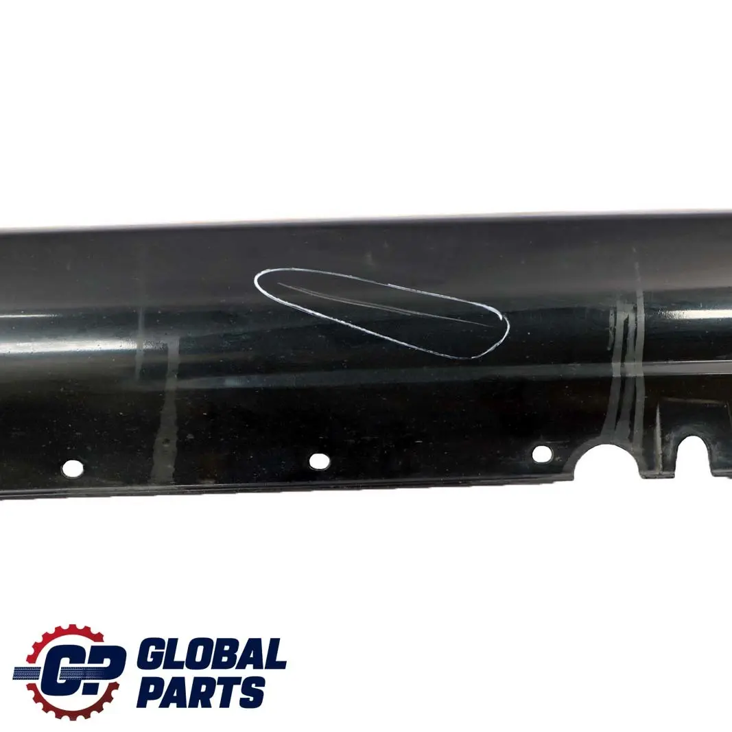 Sill Strip Side Skirt Aluminium Footplate Left N/S Black Sapphire to BMW X5 E70 with Part number 7163555 BMW X5 E70 Sill Strip Side Skirt Aluminium Footplate Left N/S Black Sapphire - SKU 7163555-BS - Part number 7163555
