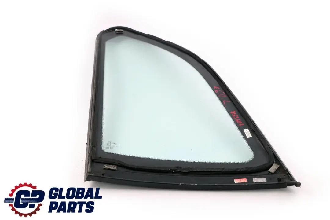Lado Trasero Izquierdo Cristal Verde AS2 para BMW E61 Touring con número de pieza 7163607 BMW E61 Touring Lado Trasero Izquierdo Cristal Verde AS2 - SKU 7163607 - Número de pieza 7163607