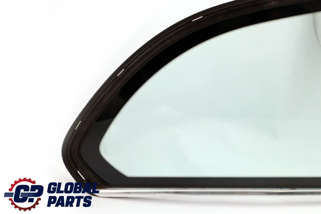 BMW E61 Touring Rear Side Window Green AS2 Right O/S Glass Chrome - SKU 7163608 - Part number 7163608