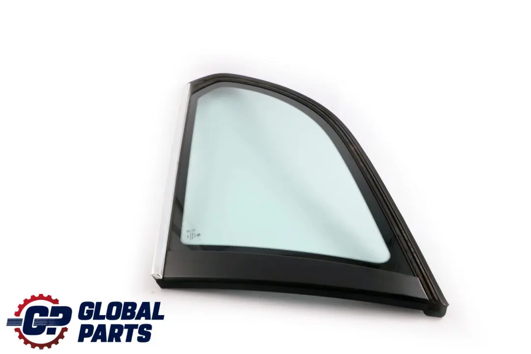 BMW E61 Touring Hintere Rechte Seiten Scheibe Grün AS2 Glas Chrom - SKU 7163608 - Teilenummer 7163608