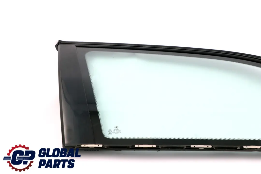 BMW 5 Series E61 Green Side Window Gasket Rear Left Glass N/S High Gloss AS2 - SKU 7163613 - Part number 7163613
