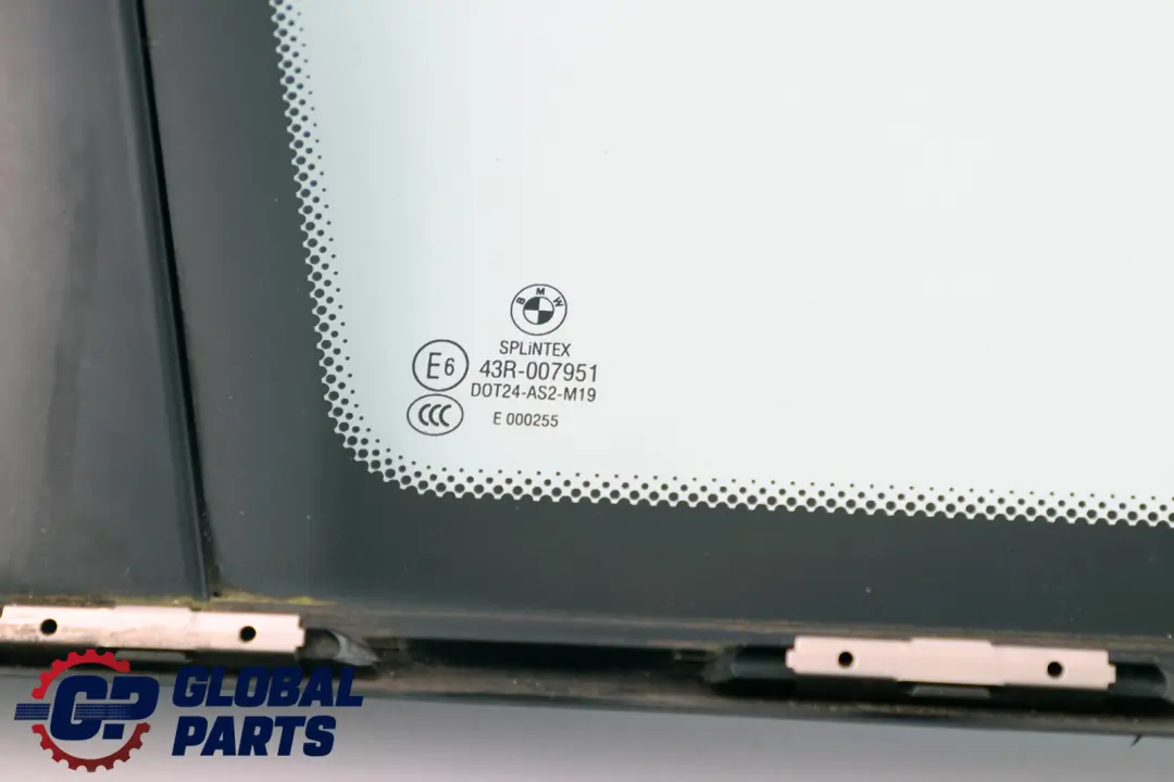 BMW 5 Series E61 Green Side Window Gasket Rear Left Glass N/S High Gloss AS2 - SKU 7163613 - Part number 7163613