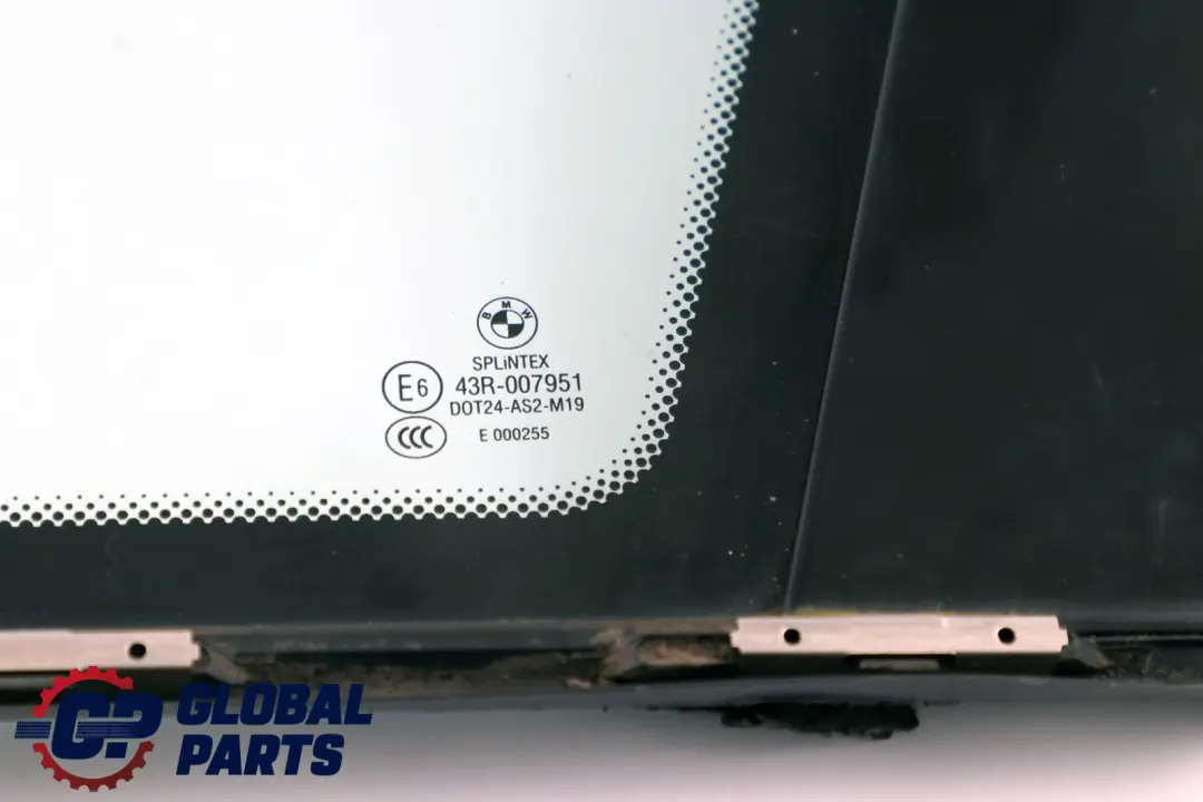 BMW 5 Series E61 Green Side Window Gasket Rear Right Glass O/S High Gloss AS2 - SKU 7163614 - Part number 7163614