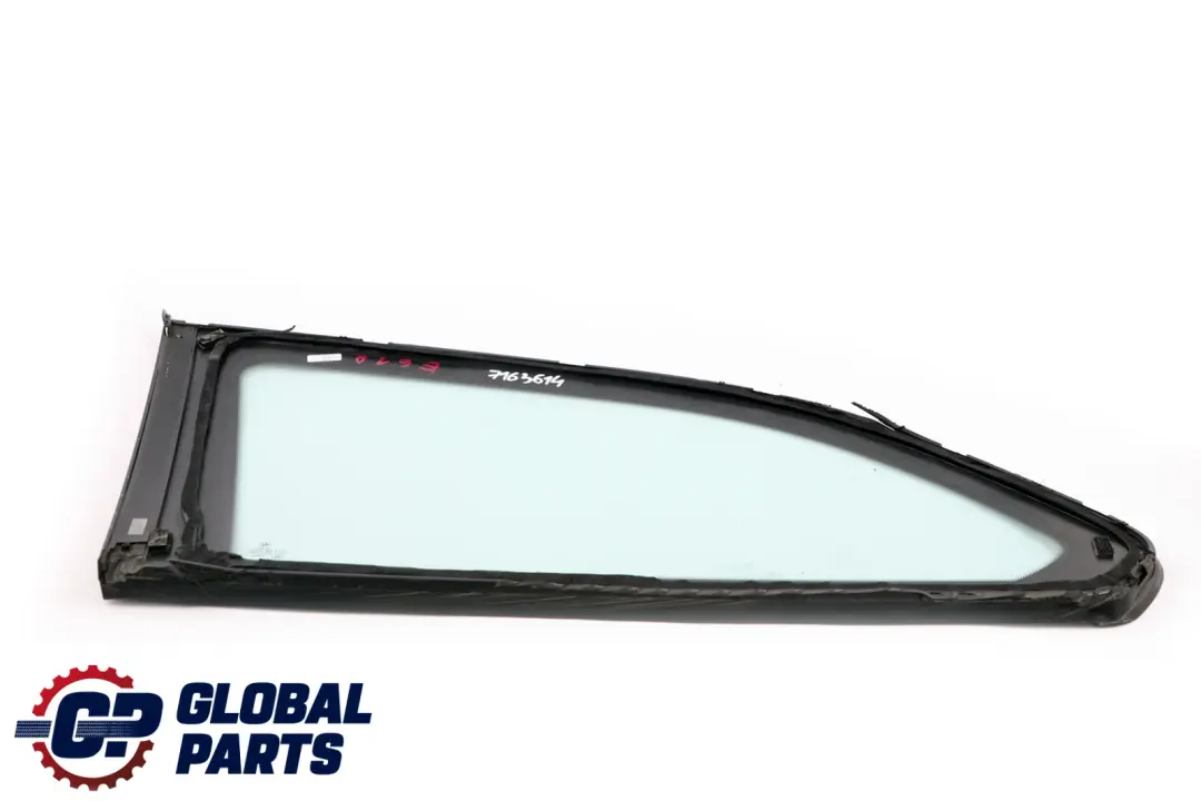 BMW 5 Series E61 Green Side Window Gasket Rear Right Glass O/S High Gloss AS2 - SKU 7163614 - Part number 7163614