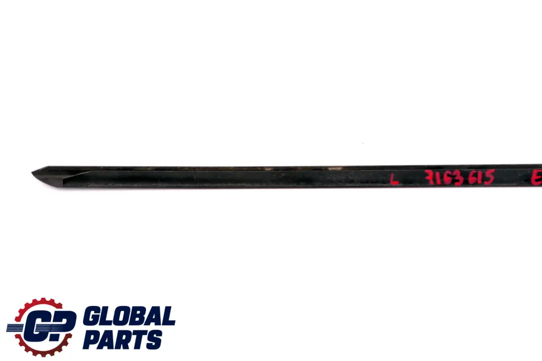 Left N/S Strip Side Cover Window Glanzschwarz to BMW 5 Series E61 Touring Rear with Part number 7163615 BMW 5 Series E61 Touring Rear Left N/S Strip Side Cover Window Glanzschwarz - SKU 7163615-1 - Part number 7163615