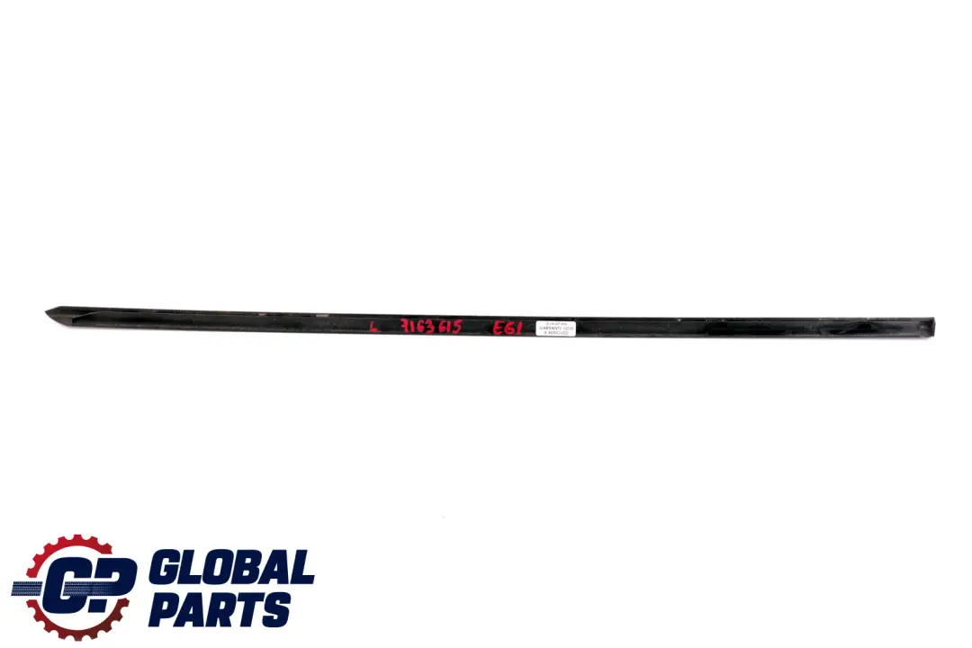 BMW 5 Series E61 Touring Rear Left N/S Strip Side Cover Window Glanzschwarz - SKU 7163615-1 - Part number 7163615