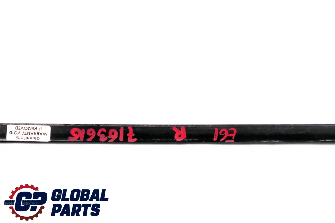 Listwa Szyby Bocznej Tył Prawo do BMW E61 o numerze 7163616 BMW E61 Listwa Szyby Bocznej Tył Prawo - SKU 7163616-1 - Numer Części 7163616