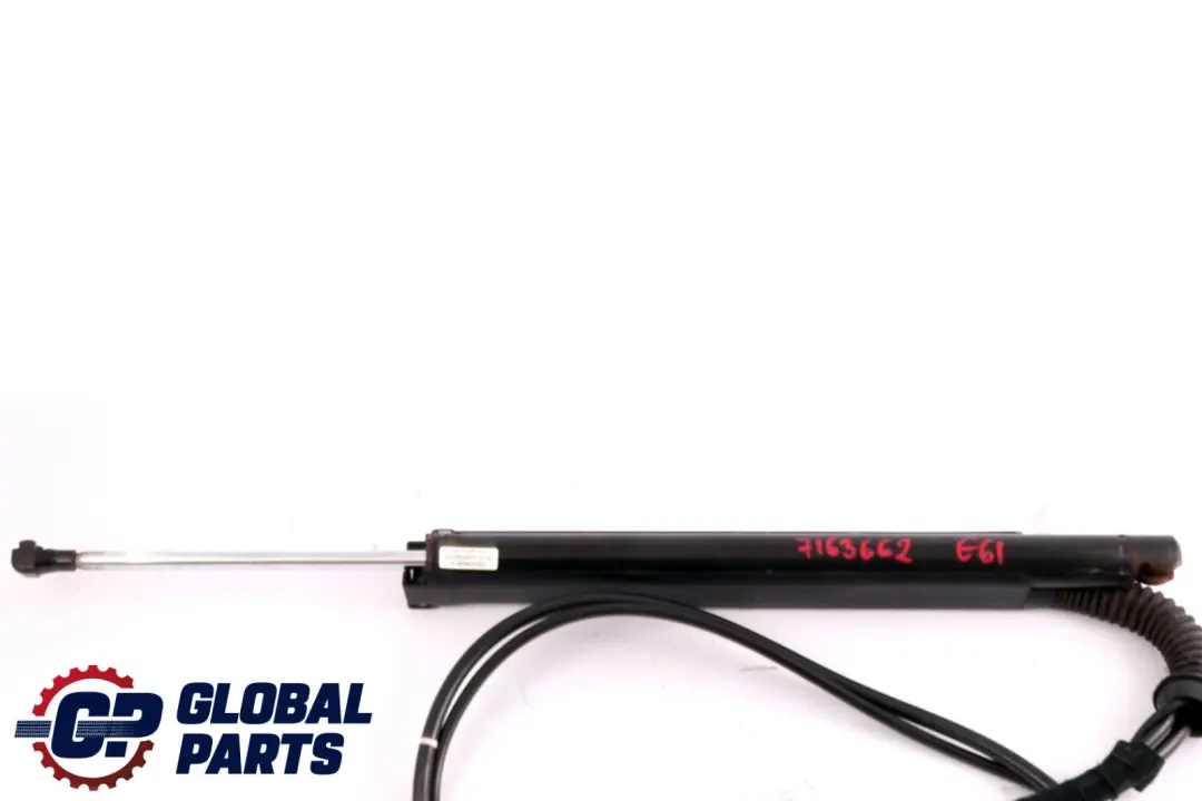 Trunk Lid Tailgate Hydraulic Cylinder Rear to BMW E61 Touring Automatic with Part number 7163662 BMW E61 Touring Automatic Trunk Lid Tailgate Hydraulic Cylinder Rear - SKU 7163662 - Part number 7163662