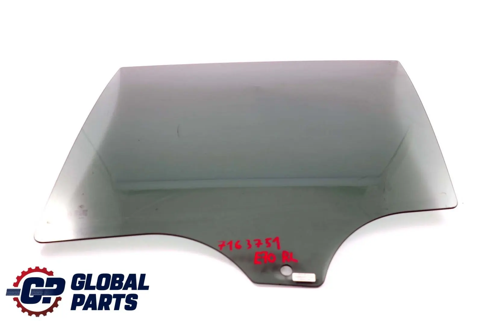 BMW X5 E70 Rear Left N/S Door Side Black Window Glass AS3 7163751