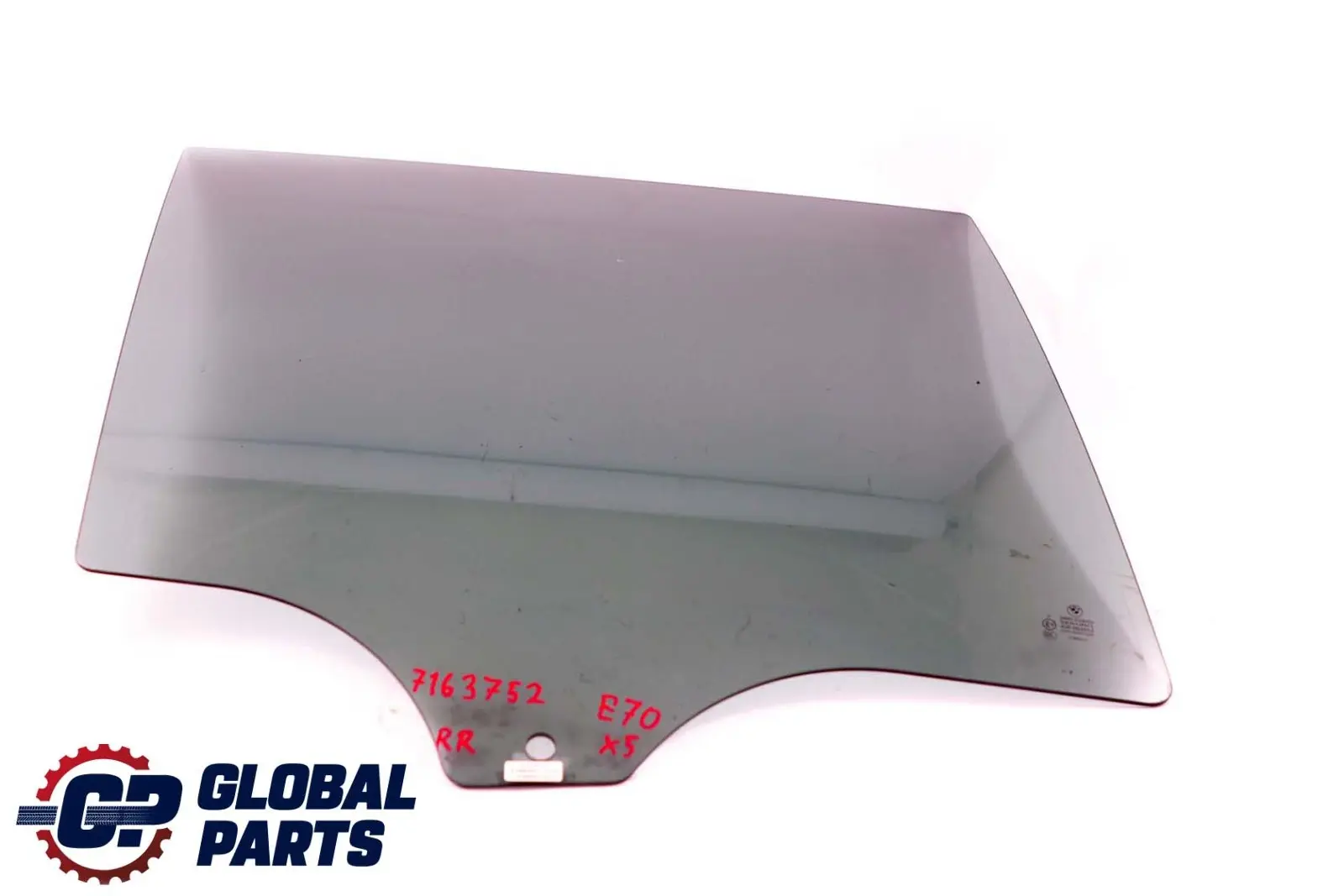 BMW X5 E70 Rear Right O/S Door Side Black Window Glass AS3 7163752