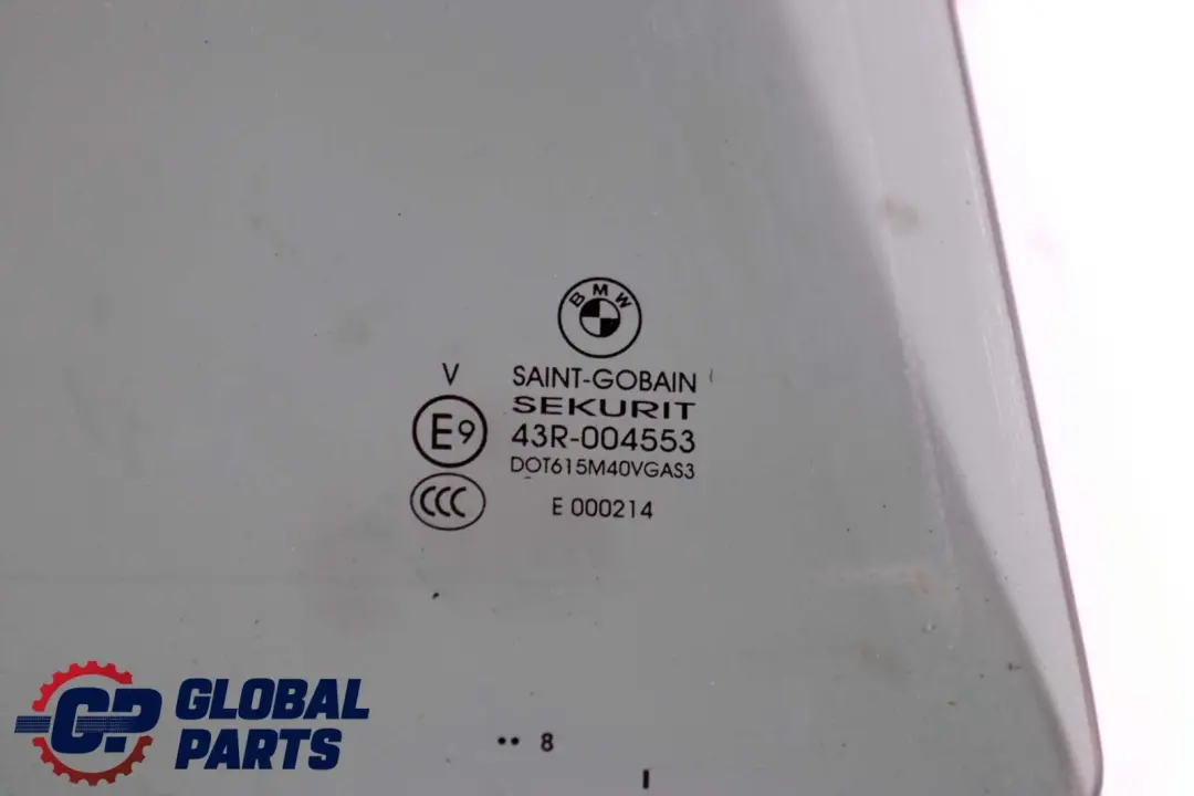 BMW X5 E70 Posteriore Destra Porta Lato Nero Vetro Finestra As3 - SKU 7163752 - Numero di parte 7163752