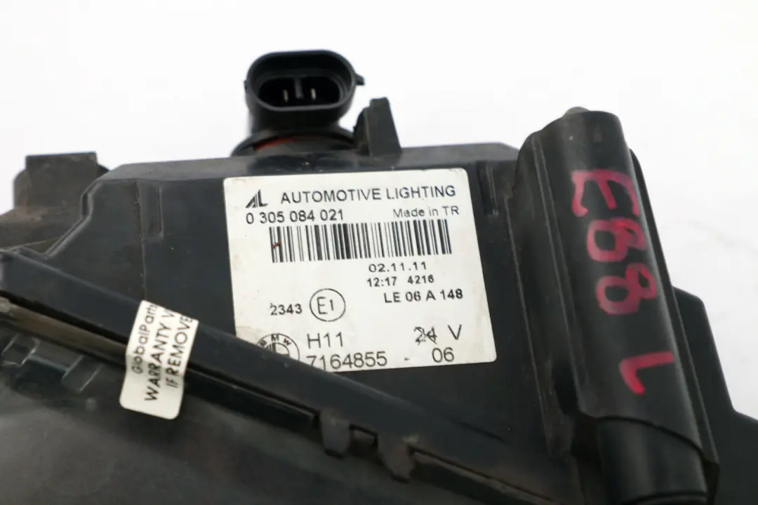 Nebelscheinwerferlampe Vorne Links für BMW 1 er E88 E82 1 Cabrio Coupe mit Teilenummer 7164855 BMW 1 er E88 E82 1 Cabrio Coupe Nebelscheinwerferlampe Vorne Links - SKU 7164855-1 - Teilenummer 7164855