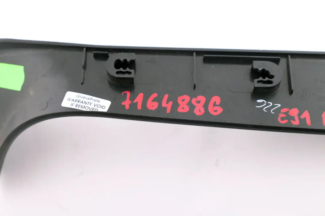BMW E91 LCI Rivestimento Destro Nero Black 7119054 - SKU 7164886 - Numero di parte 7164886