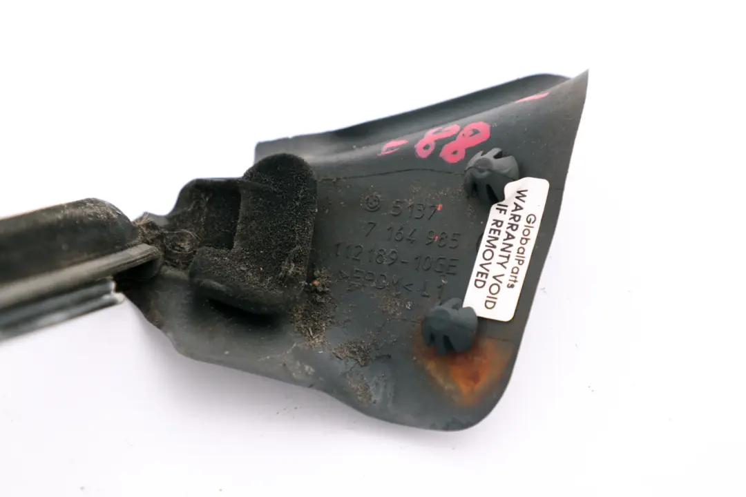 *BMW 1 Reihe E88 Cabrio Tür Rechts Schachtabdeckung 5137 für mit Teilenummer 7164985 *BMW 1 Reihe E88 Cabrio Tür Rechts Schachtabdeckung 5137 - SKU 7164985 - Teilenummer 7164985
