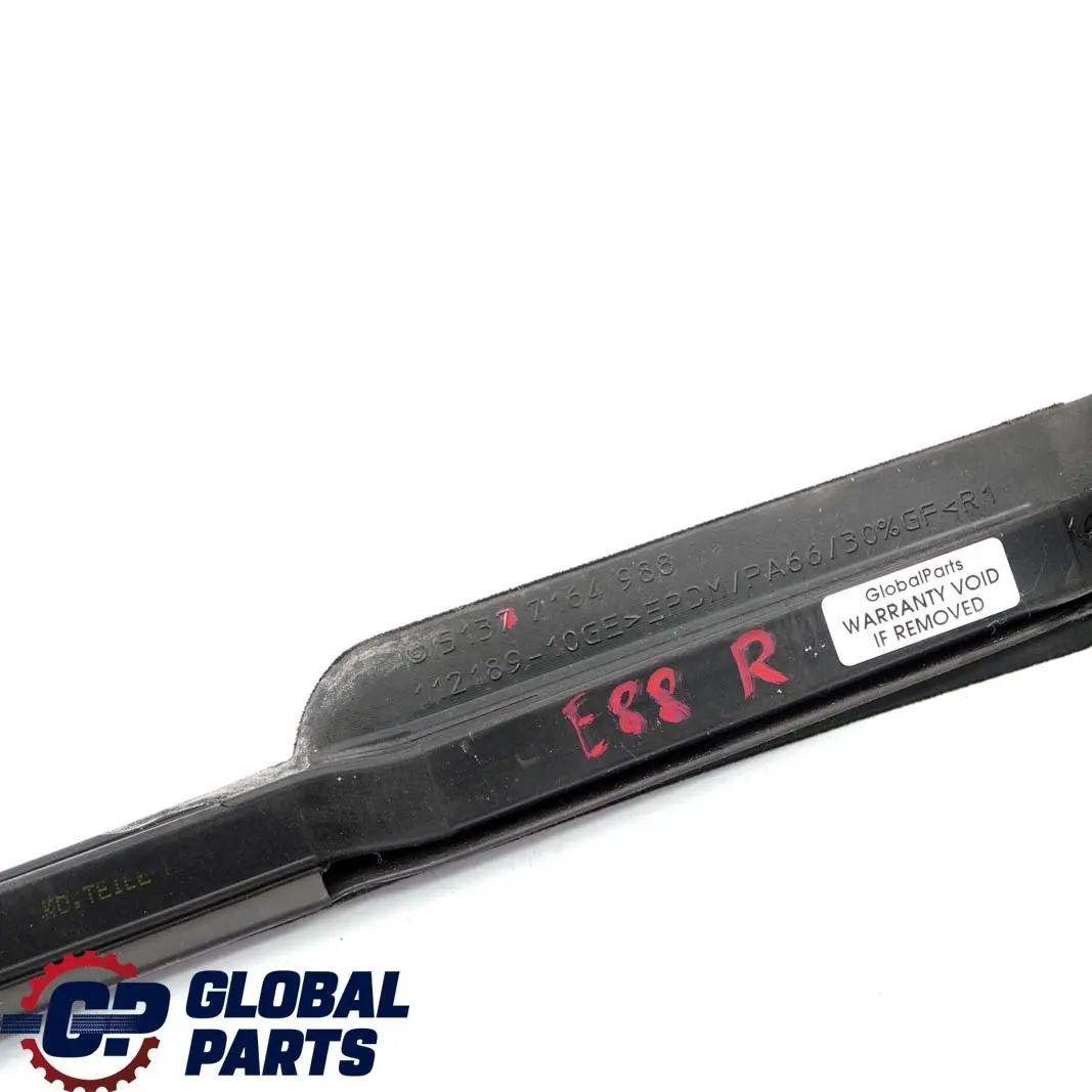  *BMW 1 E88 Cabrio Fenster Schachtabdichtung Leiste Hinten Rechts - SKU 7164988 - Teilenummer 7164987