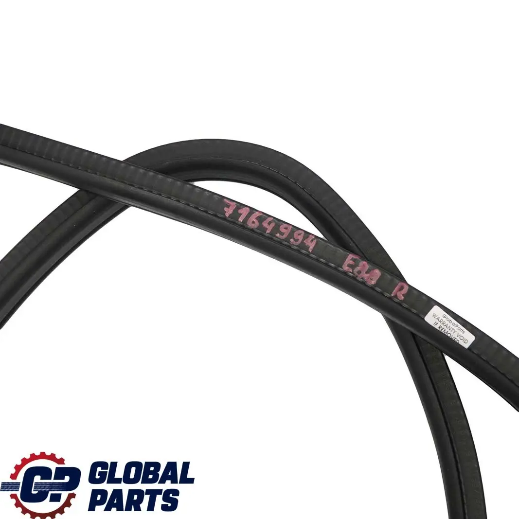 BMW 1 Series E88 Cabrio Door Weatherstrip Strip Seal Gasket Right O/S - SKU 7164994 - Part number 7164994