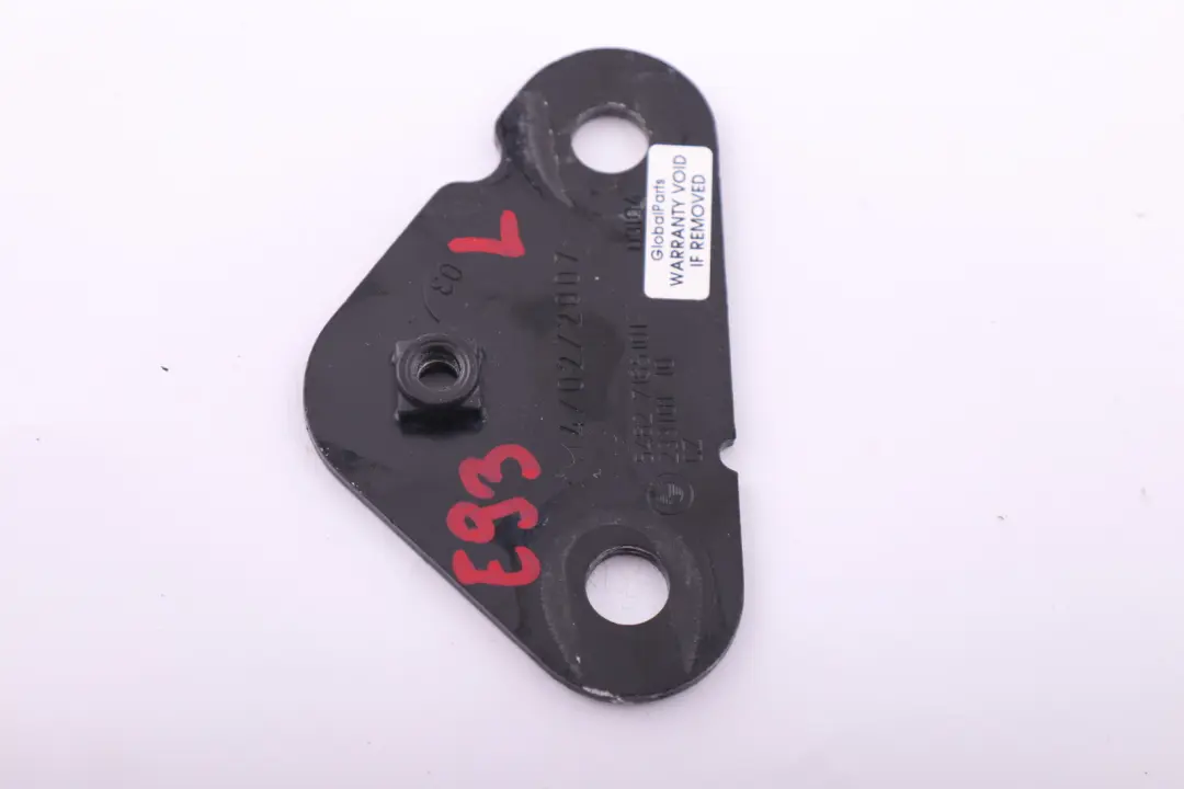 Befestigungsplatte Links für BMW 3 er E93 mit Teilenummer 7165101 BMW 3 er E93 Befestigungsplatte Links - SKU 7165101 - Teilenummer 7165101