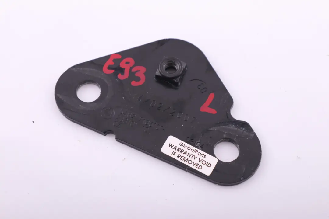 BMW 3 er E93 Befestigungsplatte Links - SKU 7165101 - Teilenummer 7165101