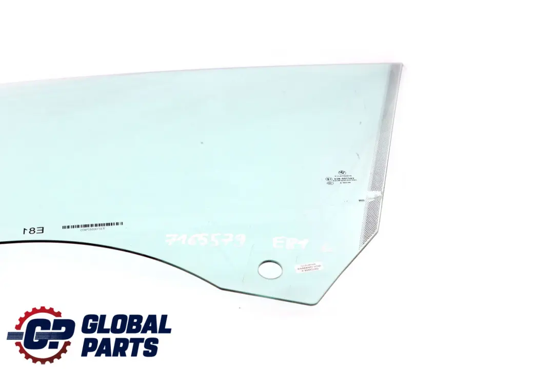  Cristal Puerta BMW E81 E82 Delantero Izquierdo AS2 - SKU 7165579 - Número de pieza 51337165579