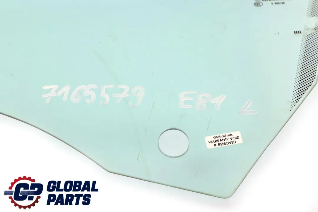  Cristal Puerta BMW E81 E82 Delantero Izquierdo AS2 - SKU 7165579 - Número de pieza 51337165579