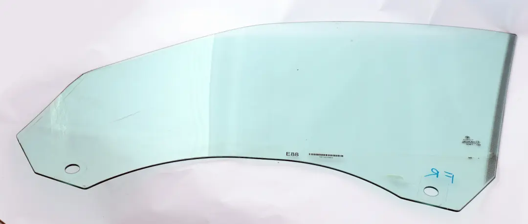 Front Right Door O/S Window Glass Green AS2 to BMW E88 Cabrio with Part number 7165586 BMW E88 Cabrio Front Right Door O/S Window Glass Green AS2 - SKU 7165586 - Part number 7165586