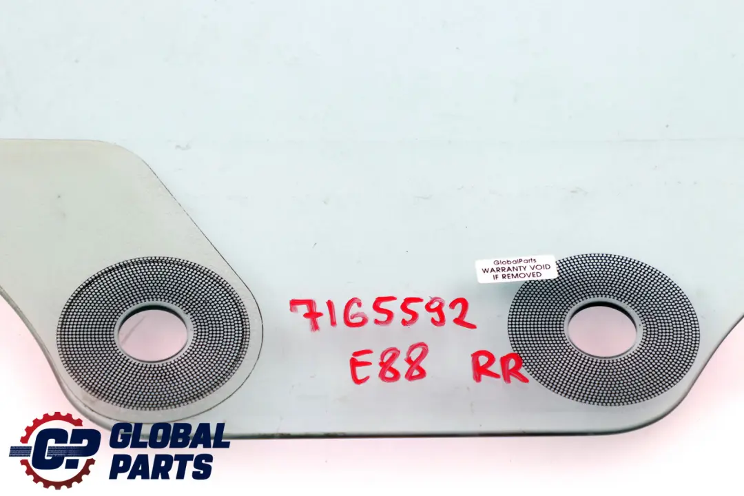 Vitre Latérale Arrière Droite AS2 pour BMW E88 Cabriolet à propos du numéro de pièce 7165592 BMW E88 Cabriolet Vitre Latérale Arrière Droite AS2 - SKU 7165592 - Numéro de pièce 7165592