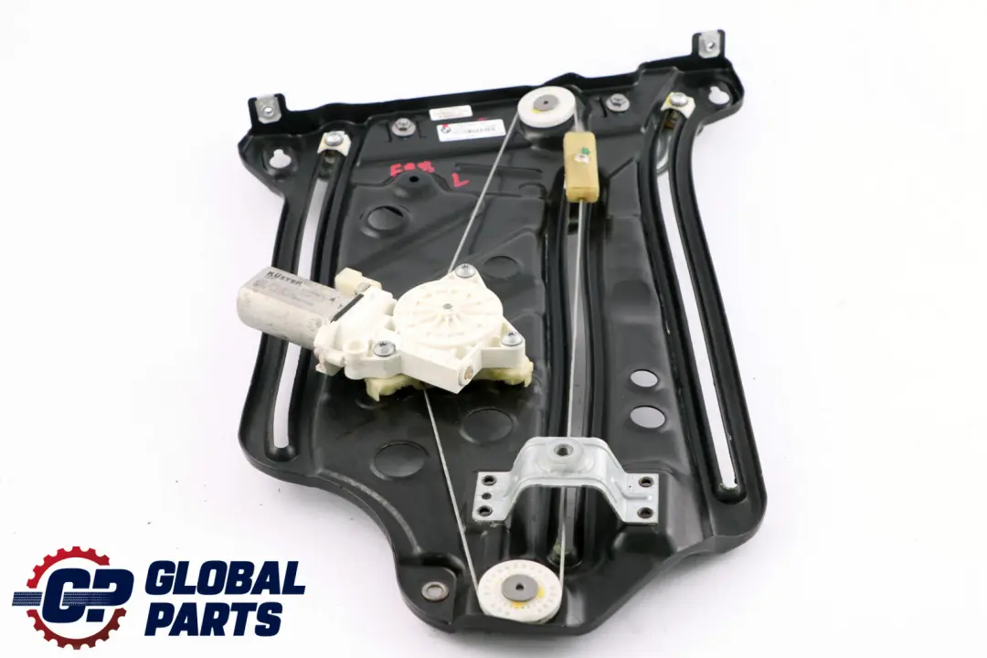Podnośnik mechanizm szyby lewy tył do BMW E88 o numerze 7165593 BMW E88 Podnośnik mechanizm szyby lewy tył - SKU 7165593 - Numer Części 7165593