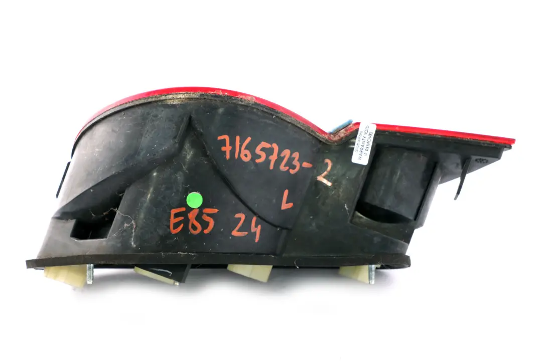 Tail Light Lamp Left Rear N/S Maldives Blue to BMW Z4 Series 1 E85 Rear with Part number 7165723 BMW Z4 Series 1 E85 Rear Tail Light Lamp Left Rear N/S Maldives Blue - SKU 7165723-2 - Part number 7165723