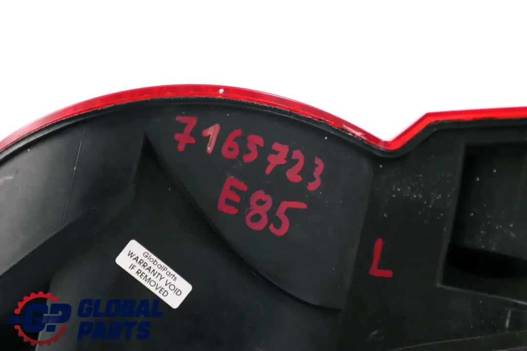 Tail Light Lamp Left Rear N/S to BMW Z4 Series E85 Roadster Rear with Part number 7165723 BMW Z4 Series E85 Roadster Rear Tail Light Lamp Left Rear N/S - SKU rhd-7165723 - Part number 7165723