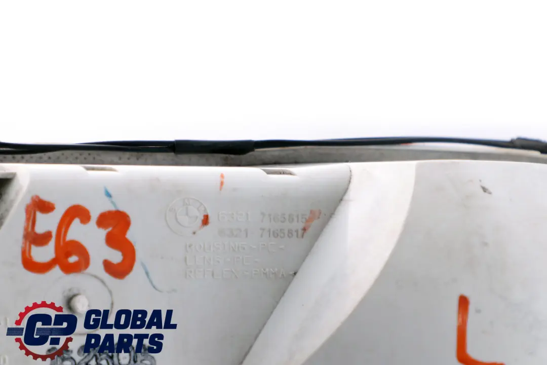 Tail Light Lamp Fog Light Rear Left N/S to BMW 6 Series E63 E64 with Part number 7165815 BMW 6 Series E63 E64 Tail Light Lamp Fog Light Rear Left N/S - SKU 7165815 - Part number 7165815