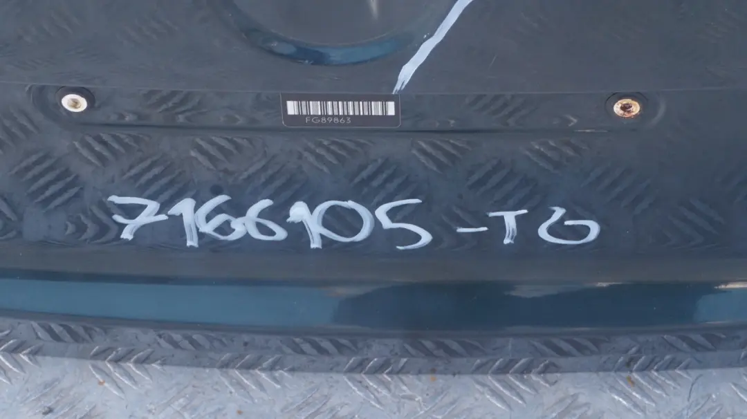Klapa pokrywa bagażnika Tiefgruen do BMW E91 o numerze 7166105 BMW E91 Klapa pokrywa bagażnika Tiefgruen - SKU 7166105-TG - Numer Części 7166105