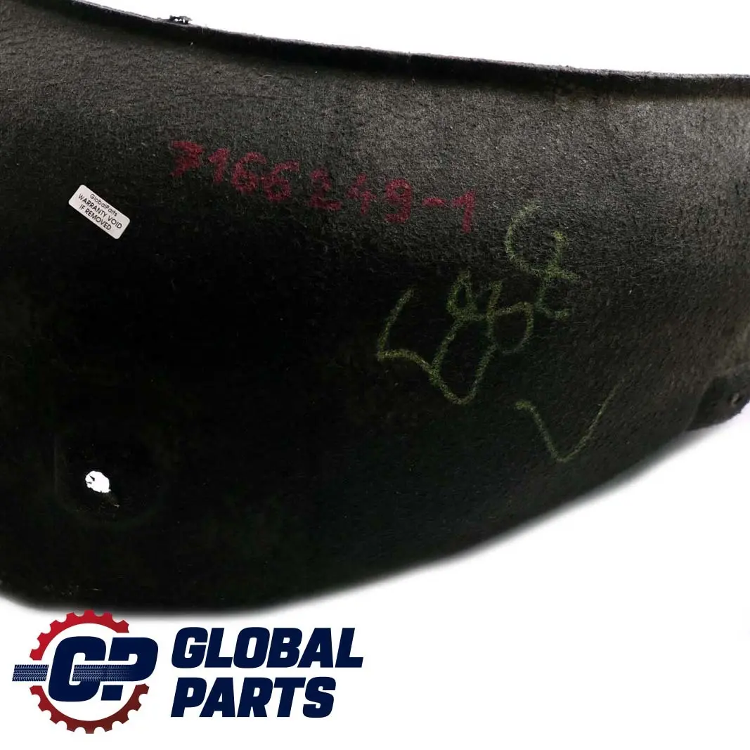 Left Wheel N/S Arch Housing Splash Guard to BMW E82 E88 Rear with Part number 7166249 BMW E82 E88 Rear Left Wheel N/S Arch Housing Splash Guard - SKU 7166249-1 - Part number 7166249