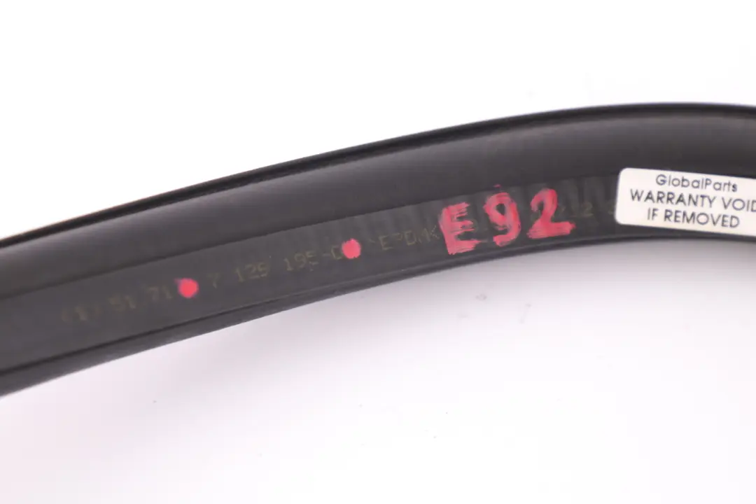BMW 3 Series E92 E92N LCI Boot Trunk Lid Gasket Seal 7129195 - SKU 7166660 - Part number 7166660