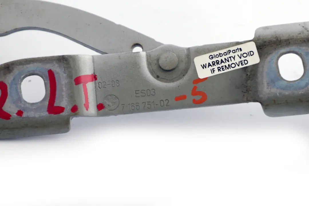 BMW E82 E88 Kofferraum Heckklappe Links Scharnier Silber - SKU 7166751-5 - Teilenummer 7230859