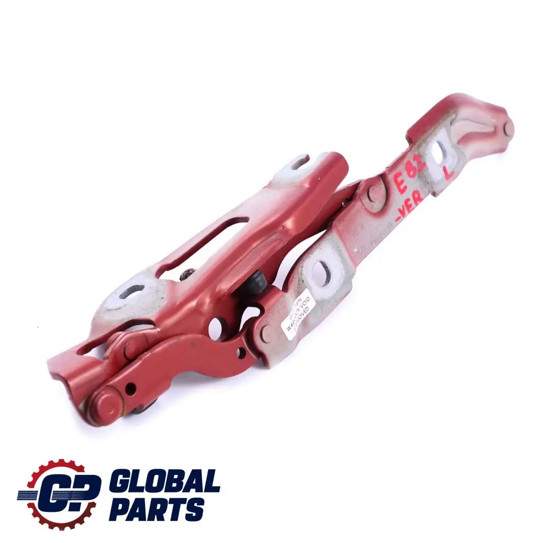 Cardine Portellone SX Vermilionrot Metallico Tirante per BMW E82 E88 con numero di parte 7166751 BMW E82 E88 Cardine Portellone SX Vermilionrot Metallico Tirante - SKU 7166751-VER - Numero di parte 7166751