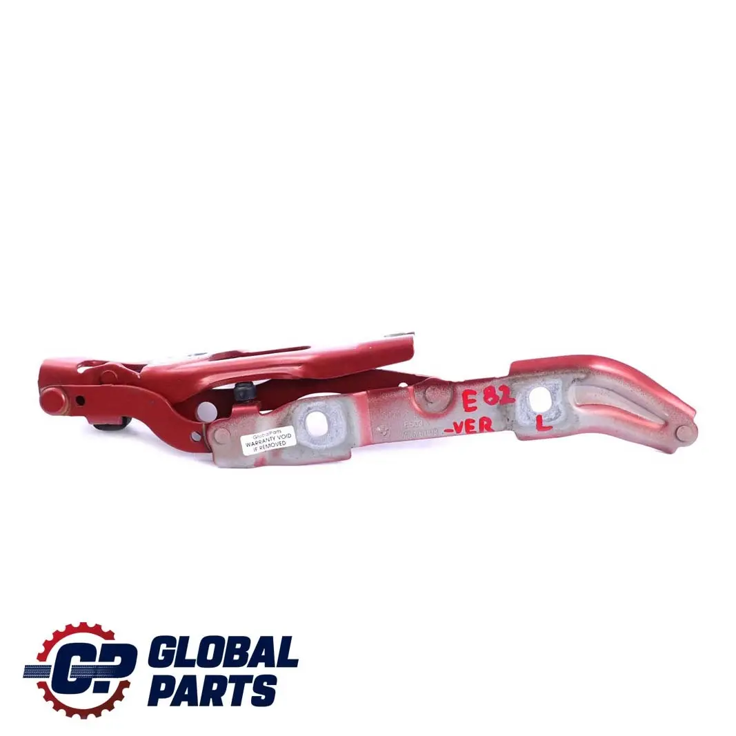 Charniere Hayon a Gauche Vermilionrot Metallique Barre pour BMW E82 E88 à propos du numéro de pièce 7166751 BMW E82 E88 Charniere Hayon a Gauche Vermilionrot Metallique Barre - SKU 7166751-VER - Numéro de pièce 7166751