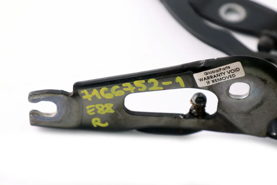 BMW E82 E88 Boot Trunk Lid Tailgate Right Hinge Black - SKU 7166752-1 - Número de pieza 7166752