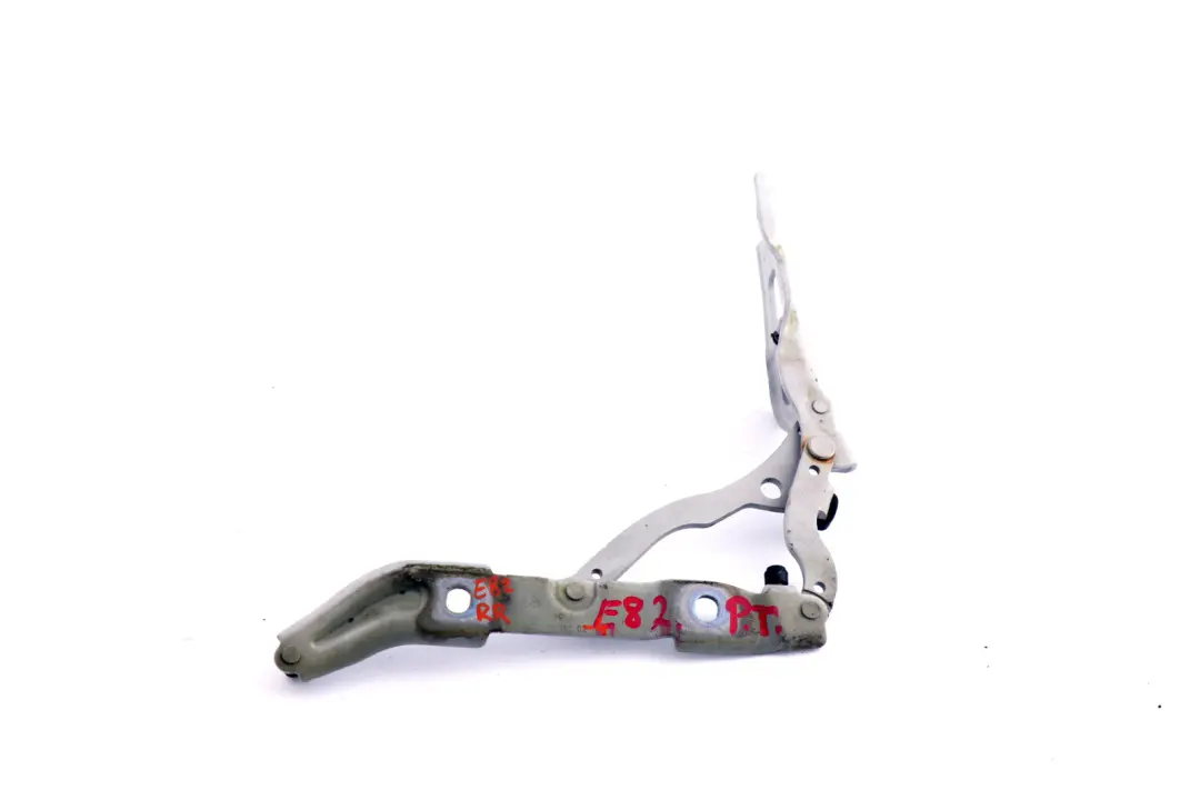 Maletero Porton Trasero Derecho Bisagra Plata 7166752 para BMW E82 E88 con número de pieza 7230860 BMW E82 E88 Maletero Porton Trasero Derecho Bisagra Plata 7166752 - SKU 7166752-4 - Número de pieza 7230860