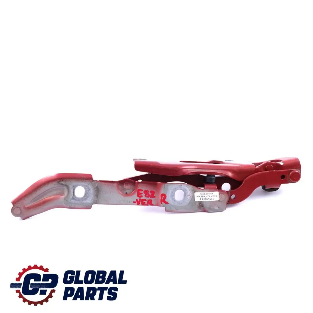 Cardine Portellone Dx Vermilionrot Metallico Tirante per BMW E82 E88 con numero di parte 7166752 BMW E82 E88 Cardine Portellone Dx Vermilionrot Metallico Tirante - SKU 7166752-VER - Numero di parte 7166752
