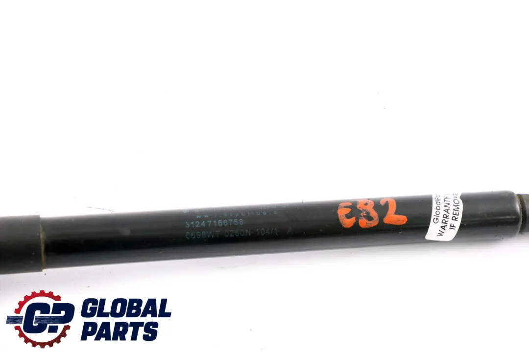 BMW 1 Series E82 E88 Trunk Lid Gas Pressurized Spring - SKU 7166758 - Part number 41627166758