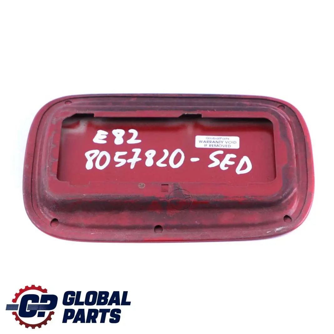 BMW E82 E88 Couvercle volet remplissage carburant Sedonarot Rouge Sedona A79 - SKU 7166825-SED - Numéro de pièce 7166825