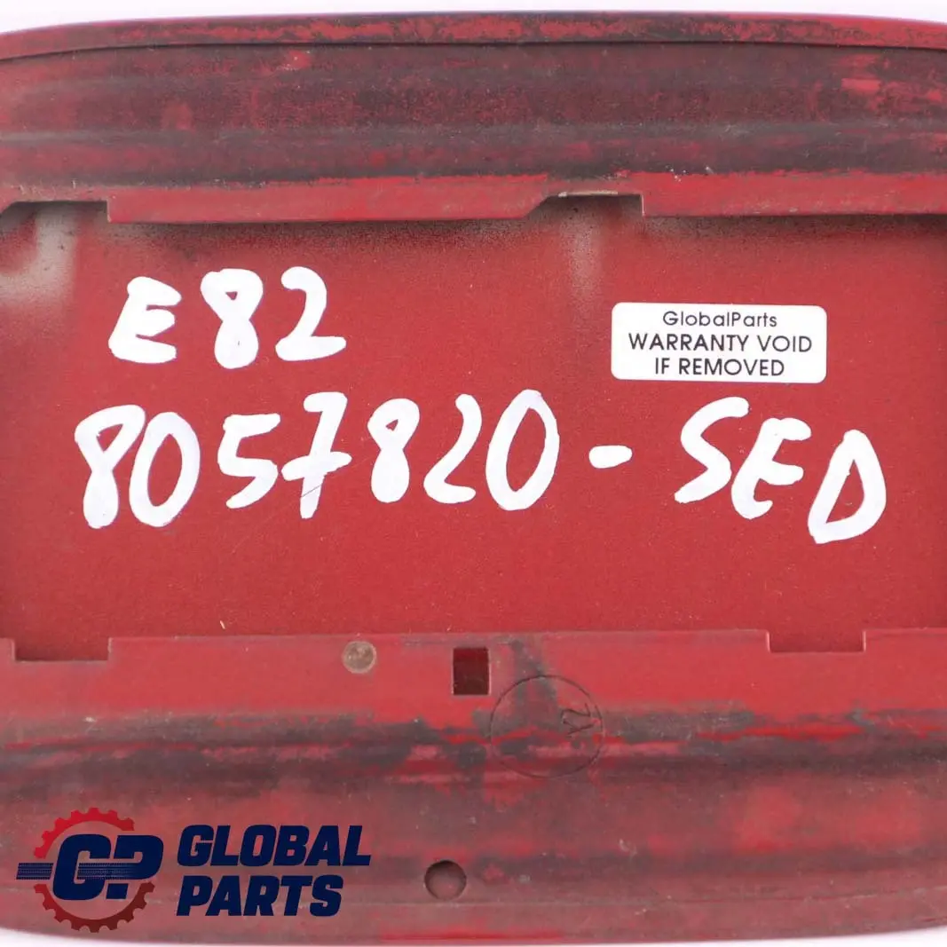 BMW E82 E88 Couvercle volet remplissage carburant Sedonarot Rouge Sedona A79 - SKU 7166825-SED - Numéro de pièce 7166825