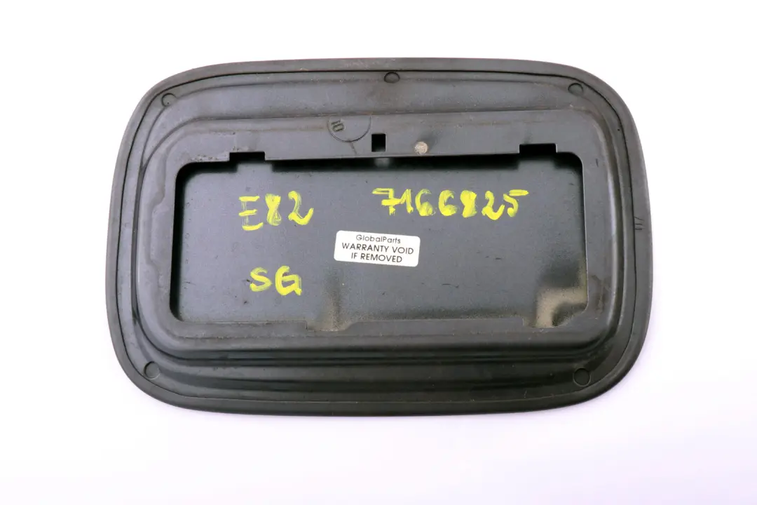 Fill In Flap Fuel Cover Sparkling Graphite to BMW E82 E88 with Part number 7166825 BMW E82 E88 Fill In Flap Fuel Cover Sparkling Graphite - SKU 7166825-SG - Part number 7166825