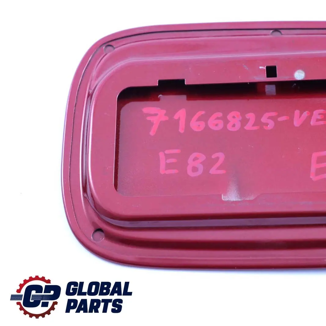 BMW E82 E88 Fill In Flap Fuel Cover Cap Vermilionrot Metallic A82 Red - SKU 7166825-VER - Número de pieza 7166825