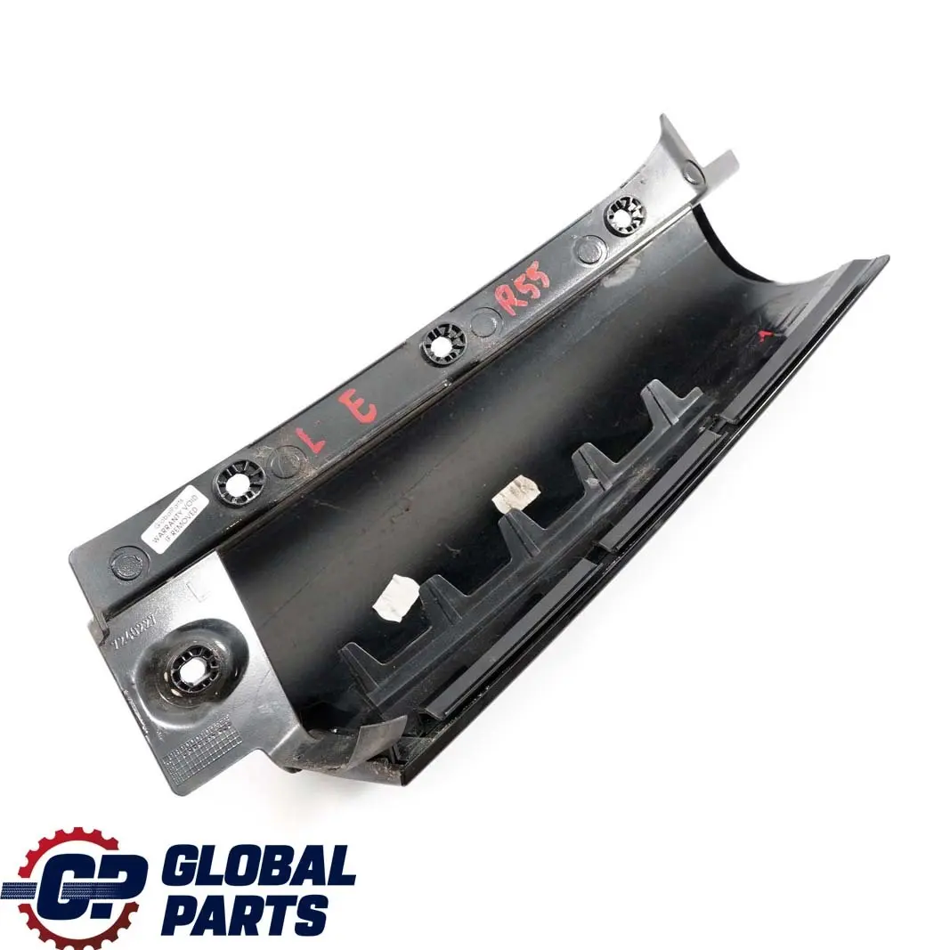 Copertura Montante Posteriore C Sinistra Nera per Mini R55 con numero di parte 7167227 Mini R55 Copertura Montante Posteriore C Sinistra Nera - SKU 7167227-1 - Numero di parte 7167227